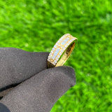 14k solid Gold Baguette Wedding Ring