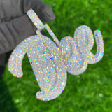 Custom "DEE" Letter Diamond Pendant - 12.18 CTW