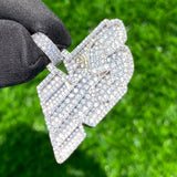 Custom NS Bling Pendant 14k solid Gold - 3.68 CTW