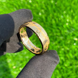 14k Solid Gold diamond Wedding Band