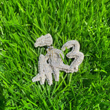 Custom "AR3" Letter Diamond Pendant - 3.11 CTW