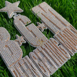 Custom Letter BGM Diamond Pendant - 41.76 CTW