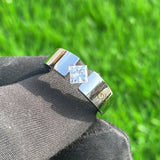 14K White Gold VVS Princess Diamond Engagement Ring for Women