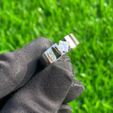 14K White Gold VVS Princess Diamond Engagement Ring for Women