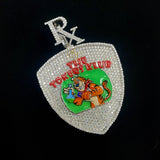 Glow in the Dark Pendant 14K solid gold - 5.81 CTW