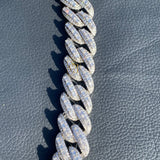 Classy 18MM Icy Baguette Hip Hop Cuban Link Chain for Men