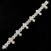Men's Premium Out CROSS Cuban Link Bracelet