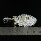 Men's VVS LION Diamond Pendant - 4.50 CTW