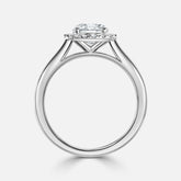 50 Pointer Round Lab Diamond Wedding Solitaire Ring in Gold