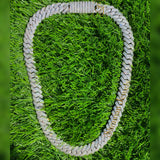 18MM Premium diamond iced out Cuban Link Chain for men