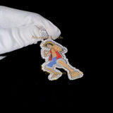 Anime Pendant | Monkey D Luffy VVS Diamond Pendant - 2.15 CTW