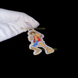 Anime Pendant | Monkey D Luffy VVS Diamond Pendant - 2.15 CTW
