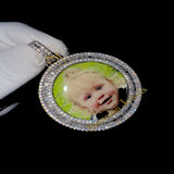 Photo Pendant Necklace | Diamond Pendant - 4.33 CTW