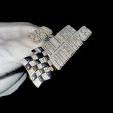 Custom Flag Diamond Pendant - 2.46 CTW