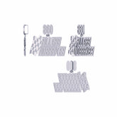 Custom Flag Diamond Pendant - 2.46 CTW