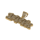 Custom Number VVS Diamond Pendant - 2.62 CTW