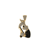 Trending Gangsta Bunny VVS Diamond Pendant - 1.00 CTW