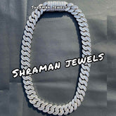 18MM Iced Out Baguette Diamond Cuban Link Chain for Men