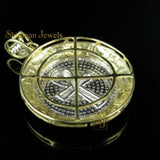 Egyptian ANKH CROSS Moissanite Pendant - 2.13 CTW