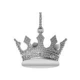 Men's Crown Pendant 14K Solid Gold - 1.11 CTW