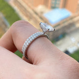 3 Carat Radiant Diamond Ring CVD Lab Grown Diamond Engagement in India