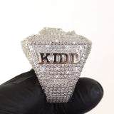 Custom Diamond Ring 14k Solid Gold