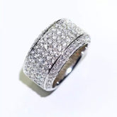 Custom Diamond Ring 14k Solid Gold