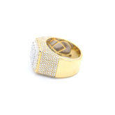 Men’s Baguette Diamond Ring 14k Solid Gold