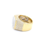 Men’s Baguette Diamond Ring 14k Solid Gold
