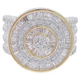 Diamond Ring 14k Solid Gold