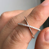Women's Dainty Diamond Ring