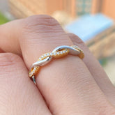 Women Dainty Diamond Ring