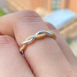 Women Dainty Diamond Ring