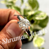 Women's Solitaire Diamond Ring