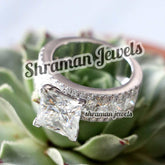 Women’s Princess Diamond Ring 14k Solid Gold