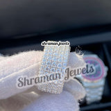 Unisex Engagement Diamond Ring 14k Solid Gold