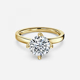 Round Cut Diamond Solitaire Engagement Ring