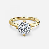 Round Cut Diamond Solitaire Engagement Ring