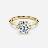 Round Solitaire Engagement Ring