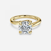Round Cut Diamond Solitaire Engagement Ring