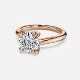 Round Cut Diamond Solitaire Engagement Ring