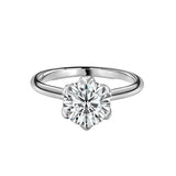 Round Cut Diamond Engagement Ring
