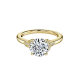 Round Engagement Ring