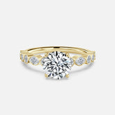 Light and Lustrous Engagement Ring