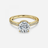 Elegant Round Cut Engagement Ring