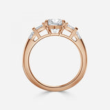 Round Cut Distinct and Elegant Engagement Ring