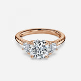 Round Engagement Ring