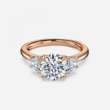 Round Engagement Ring