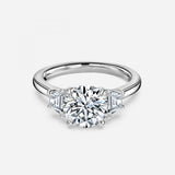 Round Engagement Ring