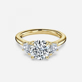 Round Engagement Ring
